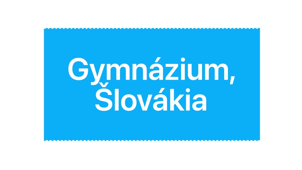 Gymnázium, Slovakia