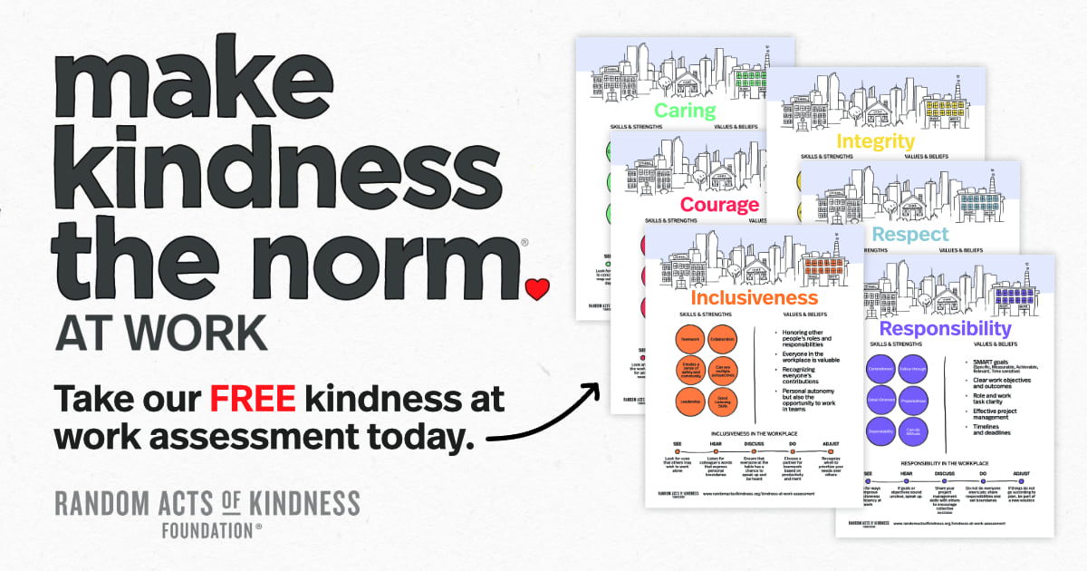 The Random Acts of Kindness Foundation | Kindness at Work Assessment